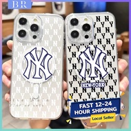 For Iphone 16 15 14 12 13 11 Pro Max 7 8Plus X XS XR Creative letters NY Transparent PC Hard Magneti