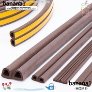 BANA Weather Stripping Door Seal Strip, Self Adhesive EPDM Weather Stripping, Flexible 6Meters Windp