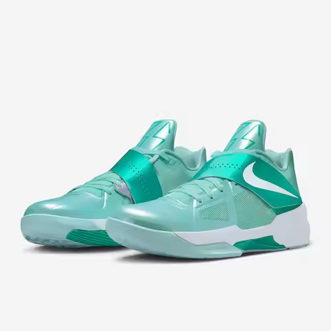 Nike Authentic Zoom KD 4 Men's Cushioned Wear-Resistant Sports Basketball Shoes IB3550-300