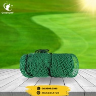 Golf net 3mx12m installed for golf frame set 3m x 3m x 3m