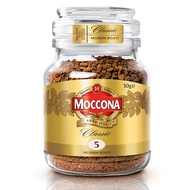 Moccona Classic Medium Roast Freeze Dried 5 Coffee 50g EXP2024-2025 Arabica and Robusta Coffee