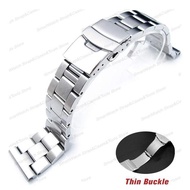 ■☞ Jubilee Oyster Quick Release สายสแตนเลสแข็งสำหรับ Seiko SKX007 SKX009 สายนาฬิกาสำหรับ Rolex 18/19