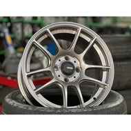 NEW 15X7J Konig Heliogram Rim (set of 4) Silver 4X100 for City Jazz Vios Yaris Myvi Mazda 2