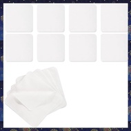 (F  Z)20pcs Chamois Cloths, 3.9x3.9 Inch Pottery Tools Chamois Soft Chamois Cleaning Cloth Pottery C