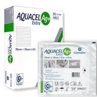 AQUACEL AG+ EXTRA 15 CM X 15 CM DRESSINGS