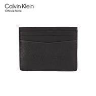 CALVIN KLEIN กระเป๋าใส่บัตรผู้ชาย Micro Pebble Card Case รุ่น HP2167 001 - สีดำ