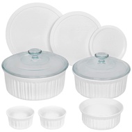 ❤️❤️PROMO: Corningware French White Ceramic Bakeware, 10-Piece