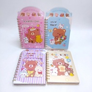 Notebook A5Ring Notebook/ Cute Bear Motif Index AgendaNotes 32K-002
