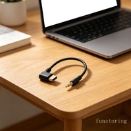FUN Durability Metal Type C To Auxiliary Sound Adapter Cable USB C To 4Pole 3 5Mm Cord Perfect For M