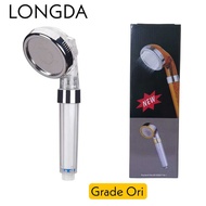LONGDA 3 Function Shower Head plus PP Cotton Water Filter