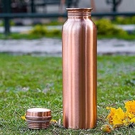 Copper Water Bottle Pure Copper Water Bottle Leak Proof &amp; Rust Proof for Home, School and Office -