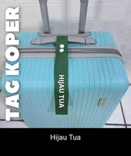 Tag koper costum nama penanda koper haji dan umroh gantungan koper haji penanda koper tas