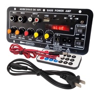 (พร้อมส่ง) AC 220V 12v 24v แอมป์จิ๋ว 400Ｗ เครื่องขยายเสียงลำโพงสเตอริโอขยายเสียงดิจิตอล 8-12นิ้ว Boa