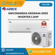AIRCOND GREE INVERTER 1.0HP/1.5HP/2.0HP INCLUDE INSTALL JB AREA