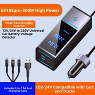 High Power 12V 24V to 220V Car Inverter Charger Adapter