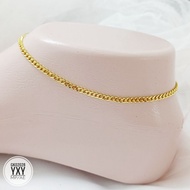 Yaxiya 24k color chain anklet GK02028