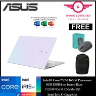 Asus VivoBook S15 S533E-ABN359TS 15.6'' FHD Laptop Dreamy White ( I7-1165G7, 8GB, 512GB SSD, Irix Xe, W10, HS )