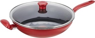 Tefal So Chef Wok Pan 32cm w/lid G13598 Red