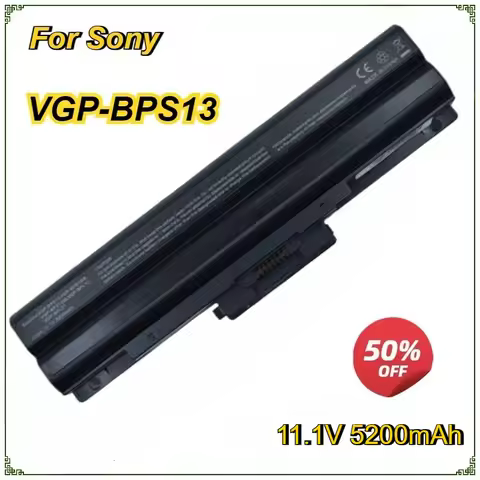 Laptop Battery VGP-BPS13 for Sony VGP-BPS13/S BPS13AS VGP-BPS13/B BPS13/Q BPL13 VGN-CS28 BPS13 VGN-C