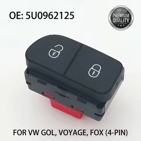 1pcs 5U0962125 Central Door Lock Unlock Button Switch for VW Fox GOL Voyage Saveiro GV G5 G6 G7 G8 4