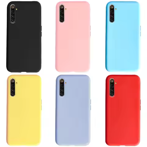 For OPPO Realme 6 Pro Case Liquid Silicone Matte Bumper Phone Back Case For OPPO Realme 6 Pro Case R