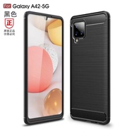 Samsung Galaxy A42 5G Rugged Protection Case - Black