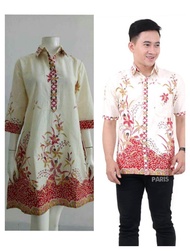 COUPLE KEMEJA dan TUNIK BATIK BAJU PESTA MODEL TERBARU 2021