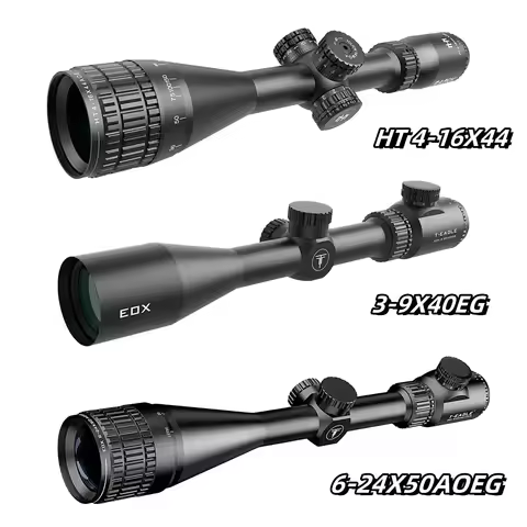 HT4-16X44 3-9X40EG 6-24X50AOEG Tactical Red/Green Illuminated Optics Scope Cross Reticle Hunting Dee