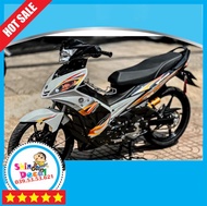 [FreeShip] [Ảnh thật] Tem rời Exciter 135 - Mẫu Tem Lửa cam đỏ đen - Chuẩn From cực đẹp