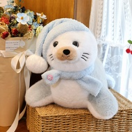 Simulasi Dunia Haiwan Bawah Air: Boneka Bantal Mainan Anjing Laut dan Singa Laut Kecil, Hadiah Hari 