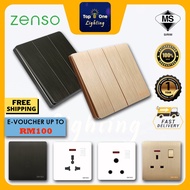 🔥SIRIM🔥 Zenso Grande Socket and Wall Switch Slim Modern Switches Design 13A 15A 20A 45A Door Bell [W