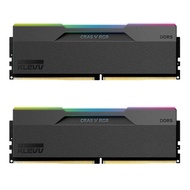 64GB (32GBx2) DDR5 6000MHz RAM (หน่วยความจำ) KLEVV CRAS V RGB GAMING OC MEMORY (KD5BGUA80-60A300G) ]