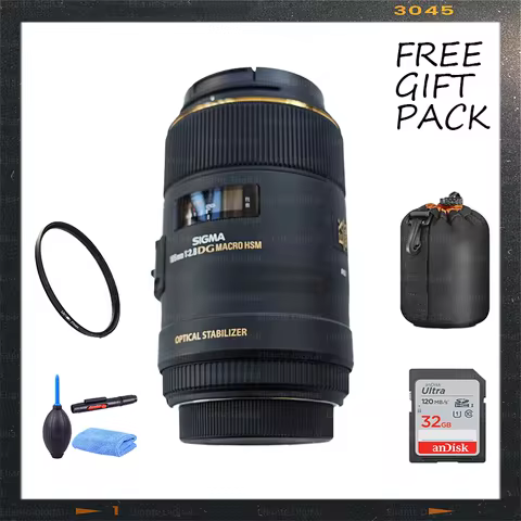 Sigma 105mm F2.8 EX DG OS HSM Macro Full Frame Lens For Canon Mount or Nikon Mount