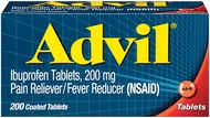 EXPIRY 01/2025 Advil Fever Reducer Fast-Acting Formula For Headache Relief Toothache and Arthritis R