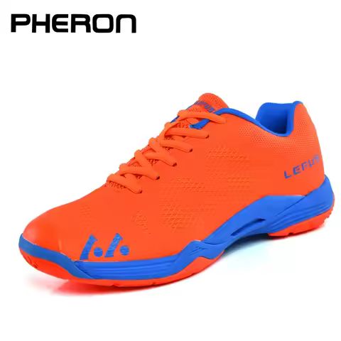 Volleyball Shoes Men Women Breathable Badminton Sneakers Orange Blue Training Volleyball Sneaker Men