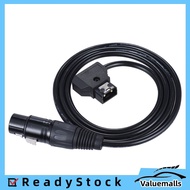 valuemalls Andoer 100cm / 3.3ft D-Tap Male to XLR 4-Pin Female Adapter Power Supply Cable Cord for V