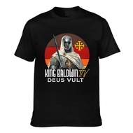 Newest Fashion King Baldwin Iv Jerusalem Cross Good Printed Tee For Man Gift