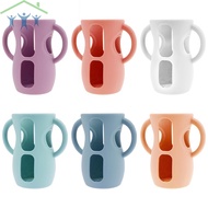 6Pcs Silicone Baby Bottle Sleeves with Handle 240 ml Glass Baby Bottle Sleeve Baby Bottles Sleeve Ho