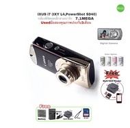 Canon IXUS i7 Zoom IXY Digital L4 PowerShot SD40 กล้องดิจิตอลคอมแพค จิ๋วแต่แจ๋ว Beauty Small Size Camera 7.1MP Used มือสองคุณภาพประกันสูง