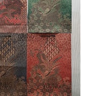 Paper Bag Bird motif Folio Batik Paper Bag Size 24.5x9.5x35 (1 dozen (12 pcs))