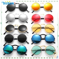 SUSUN Round Sunglasses Summer Circle Glasses UV Protection Steampunk Sunglasses