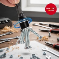 5-Piece Hex Magnetic Socket Wrench Set Including 8mm and 42mm Adapters for Flexible Screwdriver Task