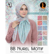 10pcs MIX SQUARE BB NUREL MOTIF LASER CUT LC BY Megastore HIJAB JILBAB SQUARE +-110 X110Dlx
