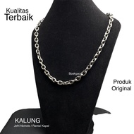 Jefri Nichole Anti-Rust Chain Necklace Original Monel White Iron Silver Ship Chain Necklace/ Men's T