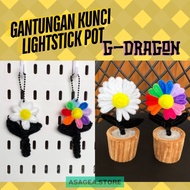 GANTUNGAN KEYCHAIN, LIGHTSTICK POT G DRAGON. DRAGON BANG, BIGBANG KPOP