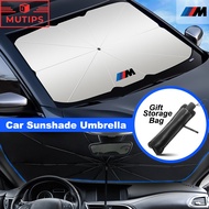 BMW M Car Sunshade Umbrella UV Reflection Auto Windshield Sunshade Cover Sun Protector For E46 E36 F