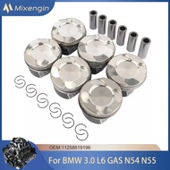 4pcs Engine Piston & Ring Kit Φ84mm Fit BMW N54 N55 3.0L L6 Twinturbo 11258619196 For BMW X1 X3 X4 X