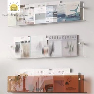 Internet Celebrity Magazine Bookshelf Ins Book Shelf Wall Poster Storage Rack Album Display Rack Acrylic Picture Book Rack