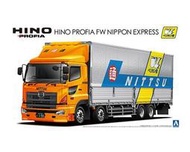 24年5月再販預購【玩具柑仔店】青島 1/32 貨車 日野Profia FW 日本通運TOYOTA HIACE 組裝模型