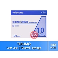 Terumo Syringe 10cc (10ml) Luer Lock 100s (Code SS+10L / SS*10LE1)